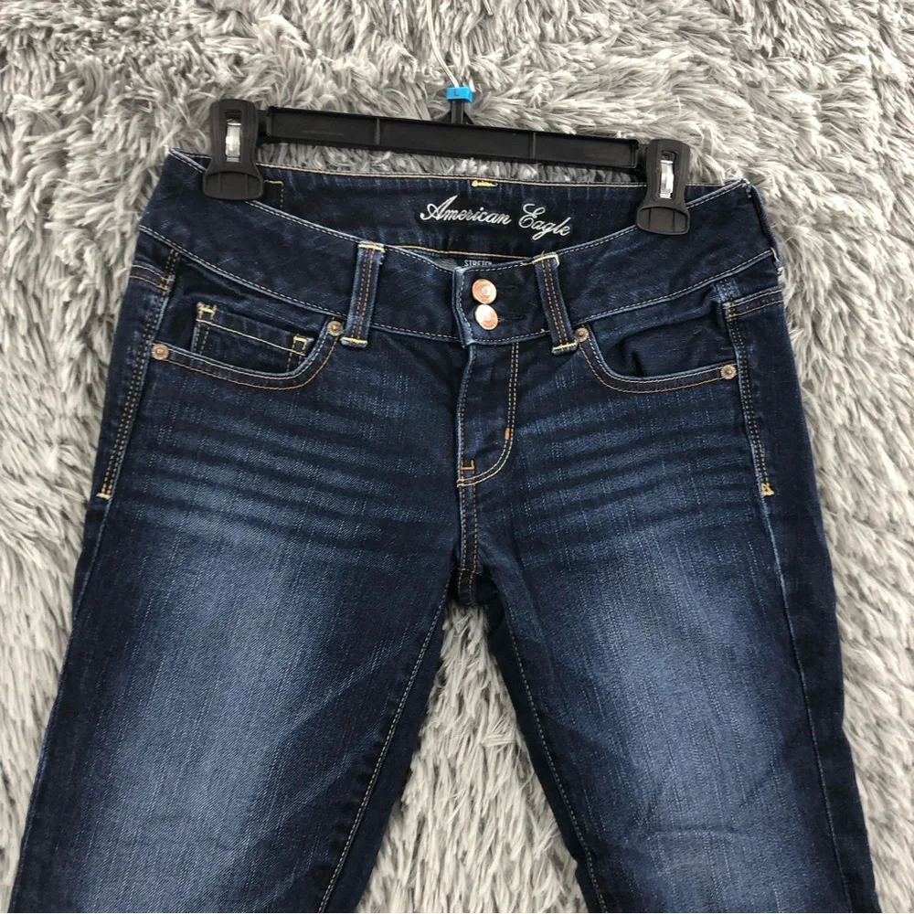 American Eagle Jeans Womens Size 4 Artist Crop Stretch Jeans